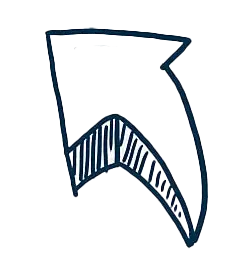 sketched arrow